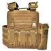 Tactical MOLLE Vest – Adjustable Amphibious Design For Airsoft & Outdoor Training (Coyote/OD Green) – Lightweight & Durable 600D Polyester_voghion.com