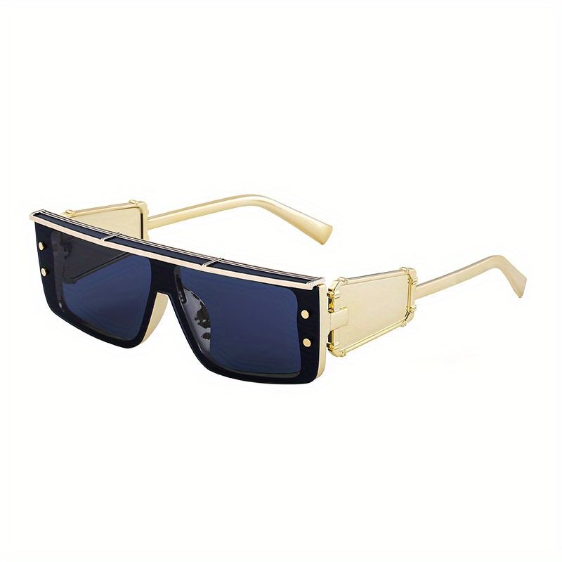 Occhiali da sole alla moda da uomo con montatura quadrata cyberpunk_voghion.com