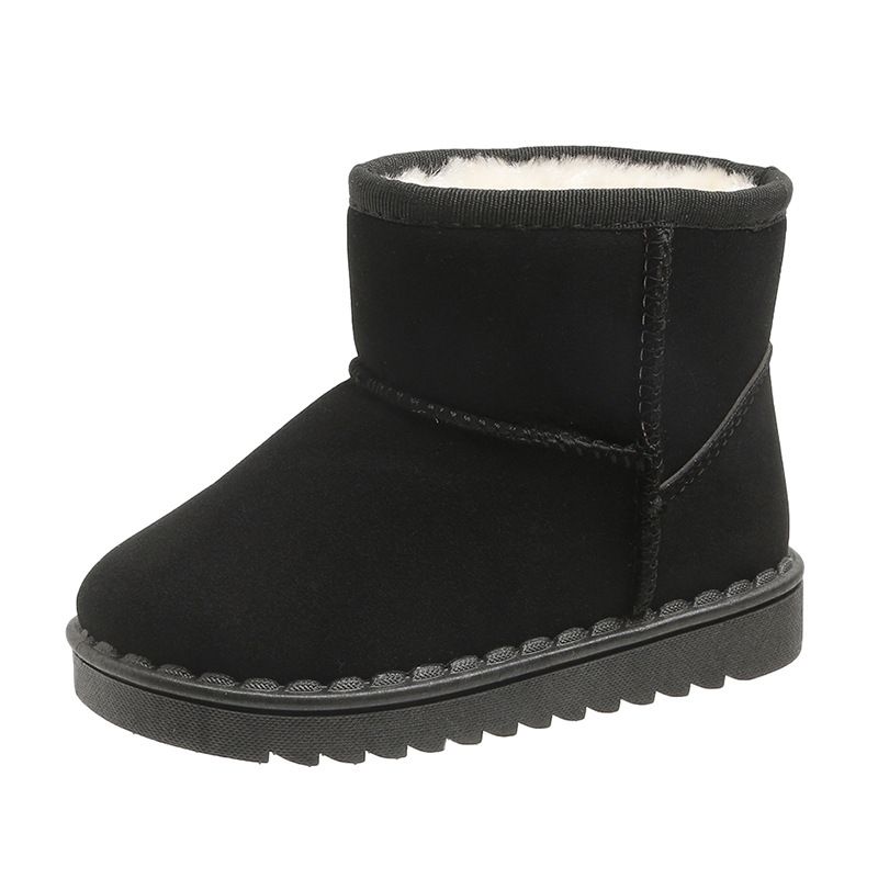 2025 Winter New Children's Snow Velvet Princess Short Boots Girls' Warm Baby Cotton Men's Shoes_voghion.com