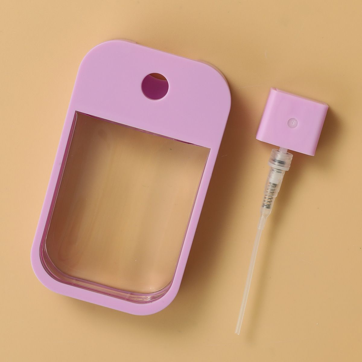 Perfume Accessories 45ml Color Card Perfume Spray Bottle Portable Alcohol Sub Bottle Silicone Sleeve Plastic Spray Bottle_voghion.com