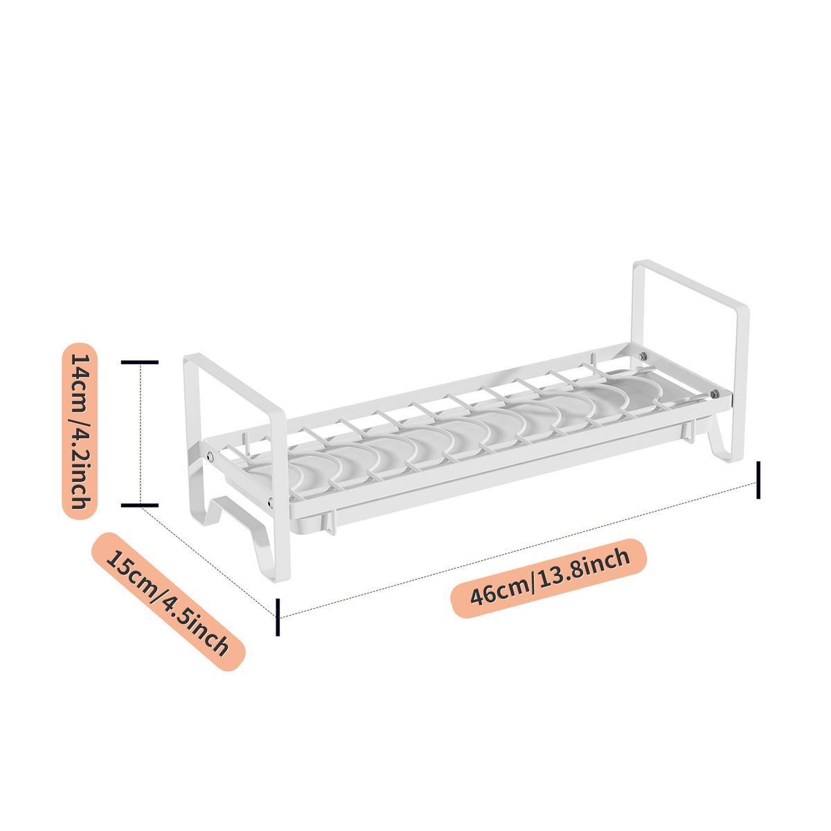 Kööginõude riiul Kapp Sisseehitatud nõuderiiul Nõuderest Majapidamises töölaua kapp aknalaud Väike nõude hoiustamisrest_voghion.com