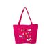 2024 New Student School Cute Illustration Large Capacity Shoulder Zipper Canvas Tote Bag Women_voghion.com
