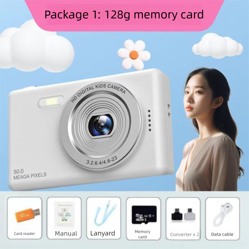Dual Campus Student CCD Photo Camera Toy HD Digital Portable Photography Can Be Uploaded To Mobile Phone_voghion.com