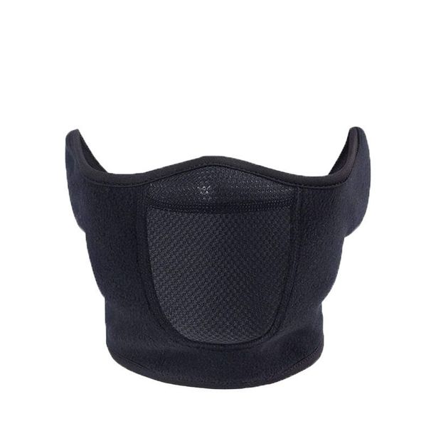 Maschera da sci invernale per bici Protezione per il viso Caldo antivento Protezione per le orecchie Respiratore traspirante Paraorecchie 2 in 1 Maschera da bici Uomo_voghion.com