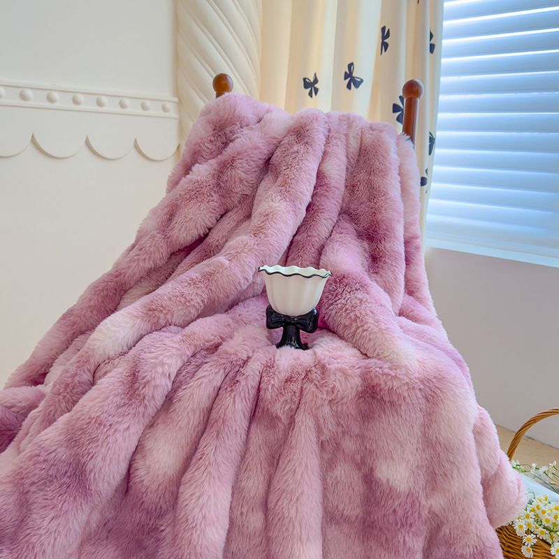 Thickened Colorful Bubble Rabbit Blanket Sofa Cover Blanket Office Nap Leisure Blanket Warm Skin Friendly Blanket_voghion.com