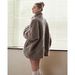 Beikastudios American Style Fleece-Lined For Women, New Autumn And Winter Eco-Friendly Stand Collar Fur Coat_voghion.com
