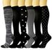 Sommer Sport Kompressionsstrümpfe Sportsocken Stretchsocken Schwarz-Weiß Strümpfe für Damen und Herren Druckstrümpfe_voghion.com