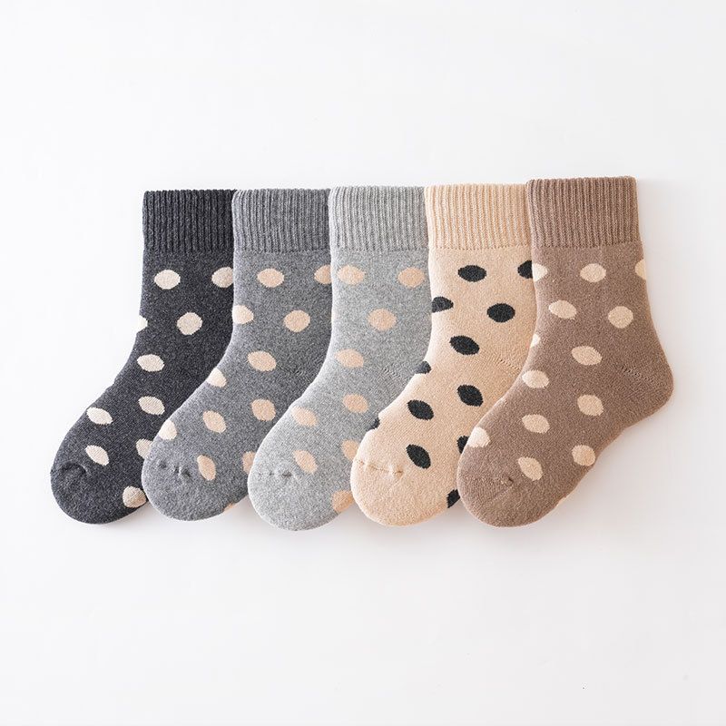 Calzini spessi in spugna per bambini per ragazze autunno e inverno caldi più velluto per bambini piccoli, medi e grandi calzini spessi in asciugamano per bambini all'ingrosso_voghion.com