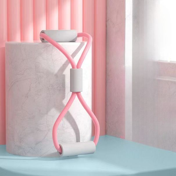 Fascia per yoga a forma di 8, corda di resistenza a forma di 8, dispositivo di stretching per la bellezza, per uso domestico, per modellare la schiena snella._voghion.com