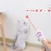 Laser Pointer Interactive Cat Chase Toy; USB Rechargeable Red Laser Light Pointer Training Tool_voghion.com