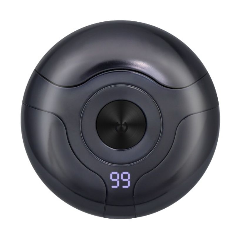 La nouvelle tondeuse à cheveux électrique portable UFO pour hommes de HIENA, avec écran numérique_voghion.com