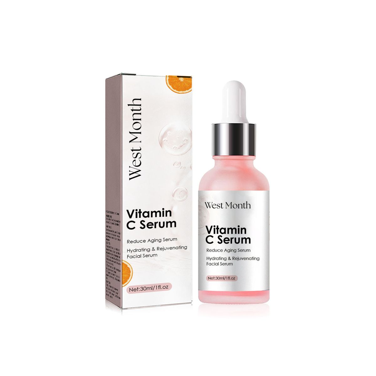 Essenza viso idratante e schiarente alla vitamina C West&Month_voghion.com