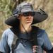 TurboBreeze Pro Cooling Hat - Dual 8000RPM Fans With Detachable 5000mAh Battery (UPF 50+ Wide Brim, Adjustable For Hiking/Trekking)_voghion.com