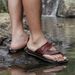 Leather New Summer Anti Slip Driving Casual Comfortable Large Men's Sandals_voghion.com