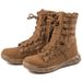 New High Top Green Desert Brown Lightweight Combat Training Boots_voghion.com