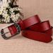 New Popular Needle Buckle Cowhide Women's Retro Casual Decoration, Carved Leather Belt, Versatile And Fashionable_voghion.com