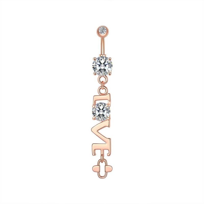 Hot Selling Designer Luxury Zircon Bellybutton Ring Bellybutton Nail Piercing Jewelry accessories For Party_voghion.com