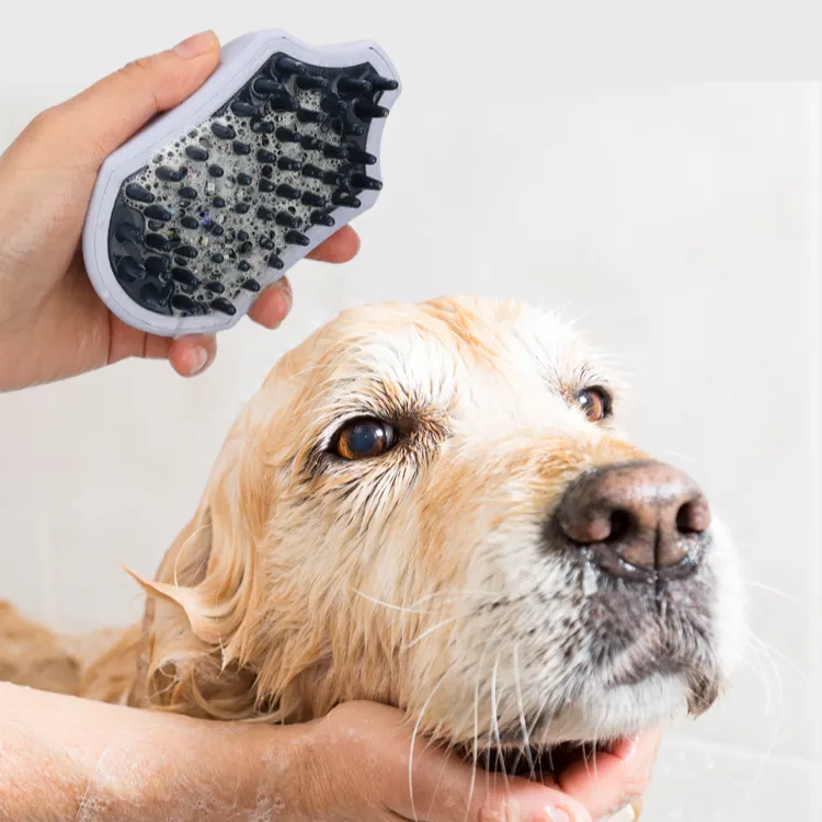 Pet products, pet hair removal, bathing brushes, dogs, cats, bathing cleaning products, bathing massage combs, steel needle brushes_voghion.com