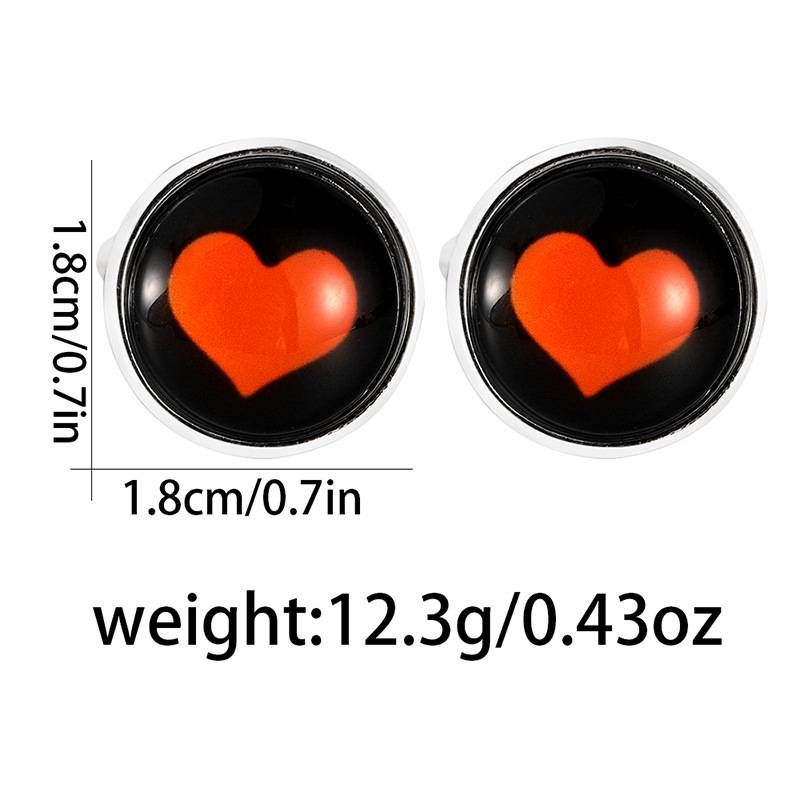 Pride Month Cufflinks - Rainbow Square & Round Metal Cuff Links For Men, LGBTQ+ Unisex Dress Shirt Accessories, Adjustable Designer Clasps 4 Pack_voghion.com