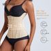 Cintura modellante post-parto – Cintura modellante a doppio strato con stecche e gancio regolabile (XXXS-4XL, Nero/Color carne)_voghion.com