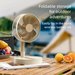Foldable Intelligent Shaking Head USB Small For Home Desktop Office Dormitory Tabletop Retractable Electric Fan_voghion.com