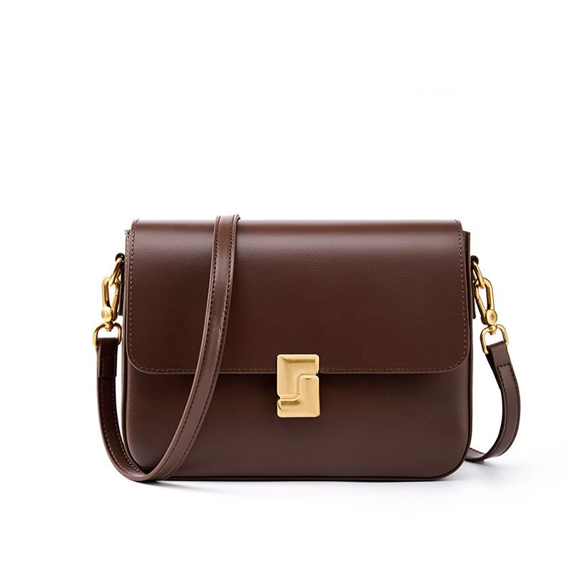 Borsa in vera pelle da donna, borsa a tracolla primaverile ed estiva, borsa a tracolla singola da donna, piccola borsa quadrata, borsa in pelle di mucca_voghion.com