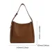 Women Leather Large Capacity Shoulder Purse Casual Satchel Hobo Bag and Clutch Set Fall Winter Ba241106_voghion.com