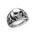 Totem Pattern Zircon Ring For Men Punk Dark Gothic Cool Style Fashion Jewelry_voghion.com
