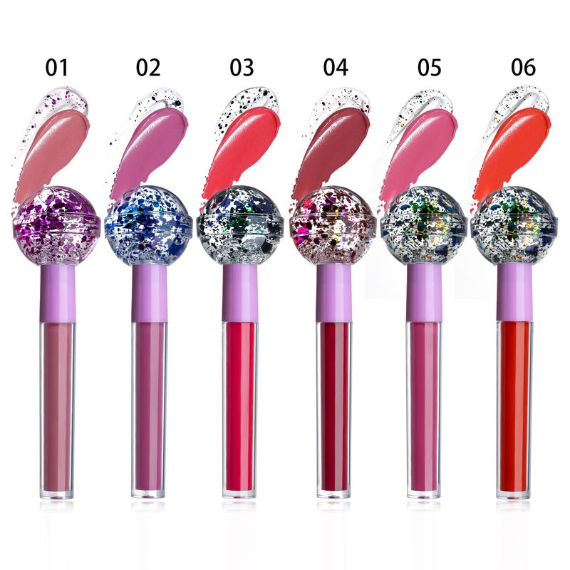 SHCOETY Lollipop Set - Double-Ended Matte & Shimmer Lip Gloss Duo - Pearl Fine Shimmer, Non-Stick Cup, Layerable Lip Glaze_voghion.com