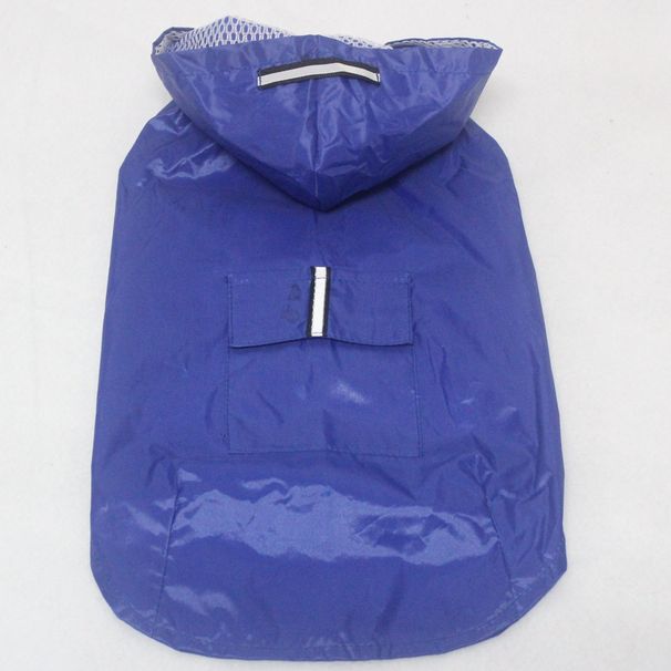 Large Pet Small Rain Poncho Waterproof Windproof Hooded One Size Dog Raincoat Reflective_voghion.com