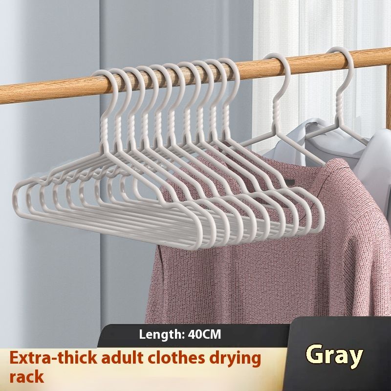 Extra Adult Hangers Home Use, Clothes Drying Racks, No Trace, Dormitory Super Thick Hangers, Durable For Students_voghion.com