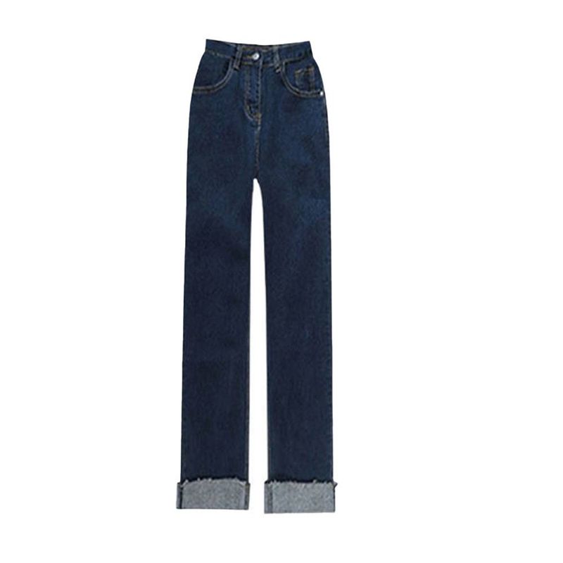 Women's Clothing New Chic Design Knitted Sweater Versatile Slim Jeans Two Piece Suit_voghion.com