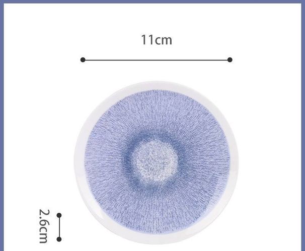 Hand-Painted Ceramic Dinnerware Set, Unique Underglaze Color Retro Style Plates & Bowls, Microwave Safe Dish Set For Home & Gifting_voghion.com