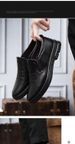 Autumn Men's Casual, Comfortable, Breathable And Tight-fitting British Solid Color Men's Shoes For Business_voghion.com