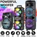 6000W Portable Bluetooth Speaker Sub Woofer Heavy Bass Sound System Party+Mic_voghion.com