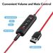 Professionelles, leichtes Callcenter-Headset mit geräuschunterdrückendem Mikrofon und USB-Anschluss für klare Kommunikation – ideal für Fluggesellschaften_voghion.com