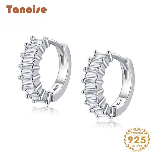 Tancise Orecchini pendenti con zirconi d'argento per le donne Regali per feste di matrimonio_voghion.com