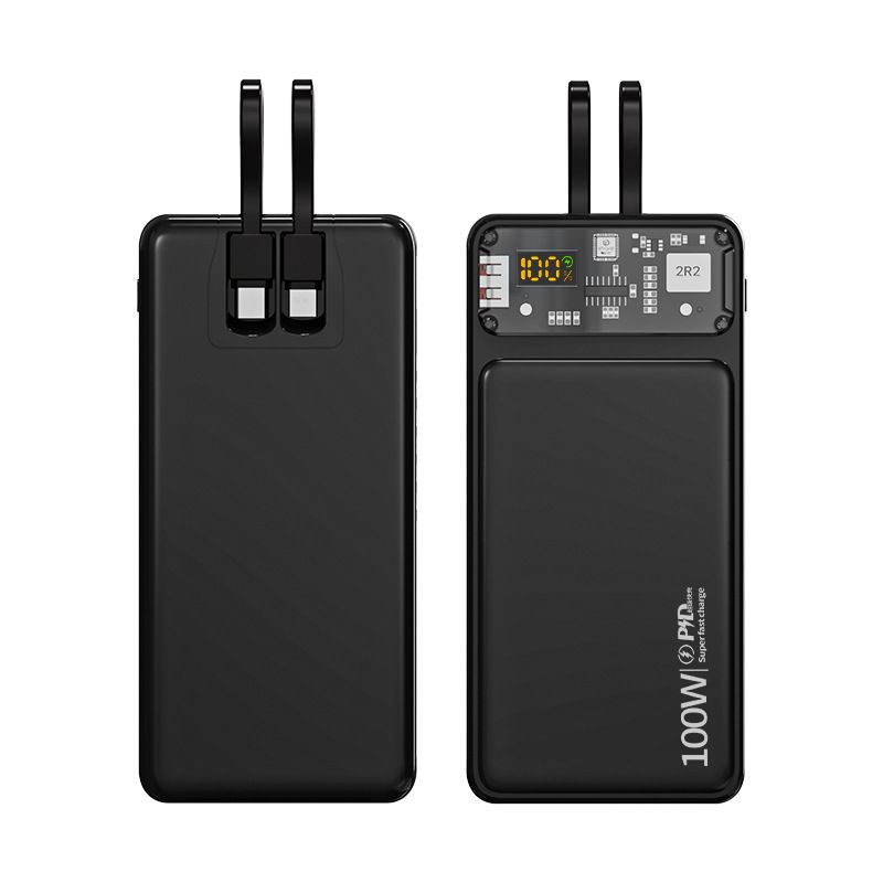 Fonte de alimentação móvel ultrafina de 66 W com carregamento rápido de 20000 mAh, adequada para carregamento de celulares Android, Treasure com_voghion.com