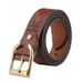 Cinture da uomo personalizzate in rilievo, fatte a mano, in vera pelle, con strato superiore in pelle, fibbia retrò in rame, cintura da uomo personalizzata alla moda._voghion.com