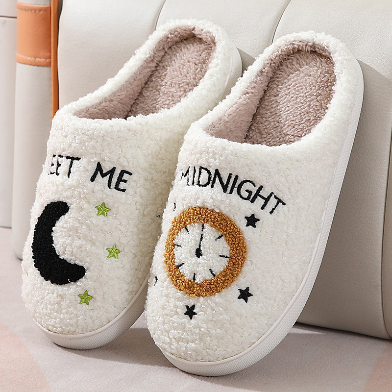 Chaussures d'intérieur en peluche à bout ouvert pour femme, confortables, chaudes, lavables en Machine, en mousse à mémoire de forme, été, automne, extérieur, intérieur_voghion.com