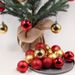 24-Piece Christmas Ornament Ball Set - 3cm Decorative Hanging Balls For Tree, Home, Shop & Window Display_voghion.com