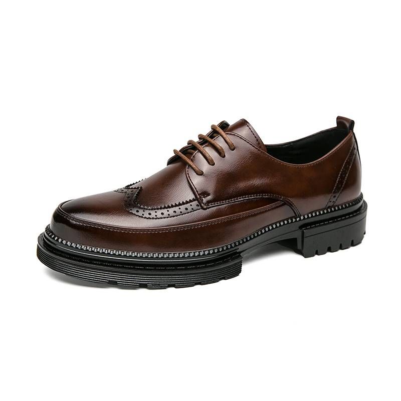 2025 Heren Nieuwe Formele Schoenen Heren Zakelijke Trouwschoenen Britse Zachte Zolen Trendy Schoenen Ademend Luie Lichtgewicht Loafers_voghion.com