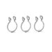 2/3/5 pezzi di anelli finti per il naso per donne e uomini, anello per setto nasale a forma di U in acciaio inossidabile 316L con clip sul naso, anello regolabile per piercing al naso_voghion.com