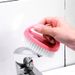 Bunte eiförmige Reinigungsbürste, multifunktionale Haushaltswäschebürste, bonbonfarbene Bürste, Reinigungsbürste für Kleidung und Schuhe_voghion.com