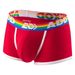 KSS/SECRET 6er-Pack mehrfarbige Boxershorts in Übergröße mit Regenbogenbund und mitteltiefem Bund für Herren_voghion.com