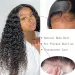 LUFFYHAIR Waasserwelle Vollspëtzperücke Mënschlech Hoer Transparent Klebefräi Vollspëtze Curly Perücke 180 Dicht Naass a Wellen Mënschlech Hoerperücke_voghion.com