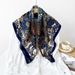2024 new 90 with dark floral design, high-end feeling, shawl scarf, lightweight  silk square scarf_voghion.com