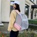 breathable pet backpack, travel cat backpack, simple travel large capacity cat bag_voghion.com