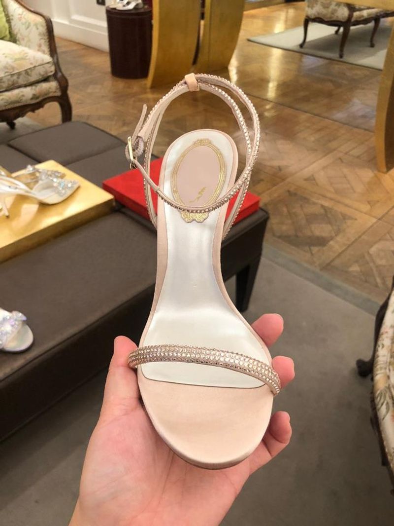 Sandalen 2025 Nieuwe Open Teen Gesp Met Strass Sexy Hoge Dames Slanke Hakken Feeënstijl_voghion.com