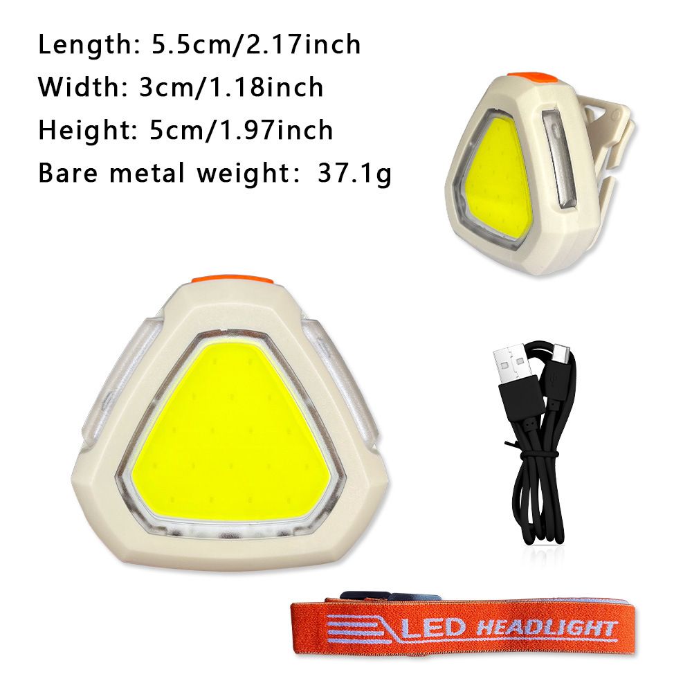 LED töltőfényszóró új, erős fényű, hosszú távú motorozáshoz viselhető futólámpa, biztonsági éjszakai futósapka-csipeszes lámpa_voghion.com